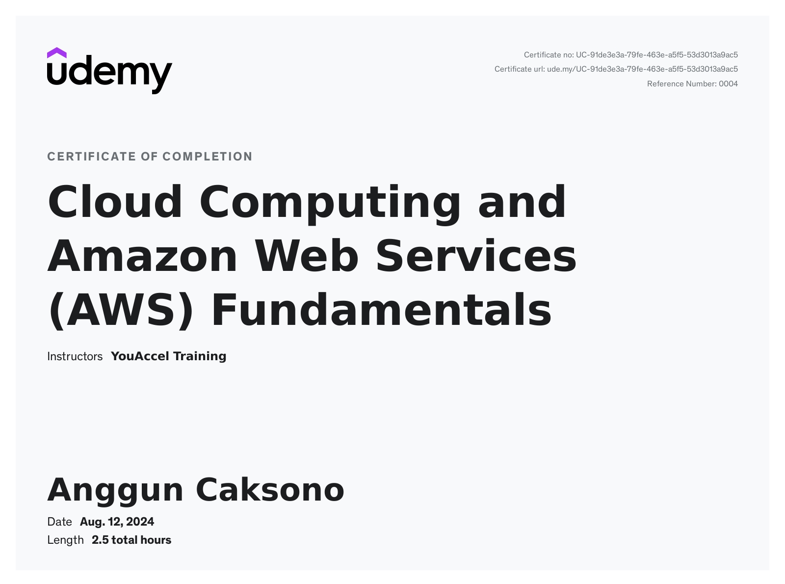 Cloud Computing and Amazon Web Services (AWS) Fundamentals